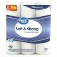thumbnail image 3 of Great Value Soft & Strong Premium Toilet Paper, 24 Mega Rolls, 3 of 6
