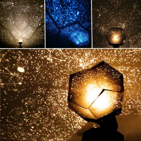 3 Colors/Warm Color Bulb Light Astro Sign Star Space Laser Projector Cosmos Night Light Lamp Christmas