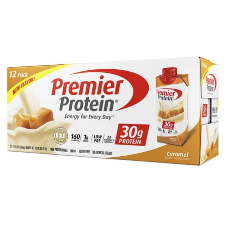 Premier Protein High Protein Shake, Caramel, 11 Fluid Ounce (15 Pack)