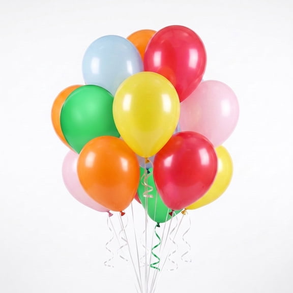 12" Standard Mix Latex Balloons, 15 Pieces, by Way To Celebrate