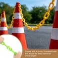 thumbnail image 4 of Uxcell Barrier Chain, (9.8ft 1" Dia., Green), Plastic Safety Chain Links with S Hooks for Crowd Control Queue Line Parking Lot Fence Gate Concert Construction Site Decoration, 4 of 7