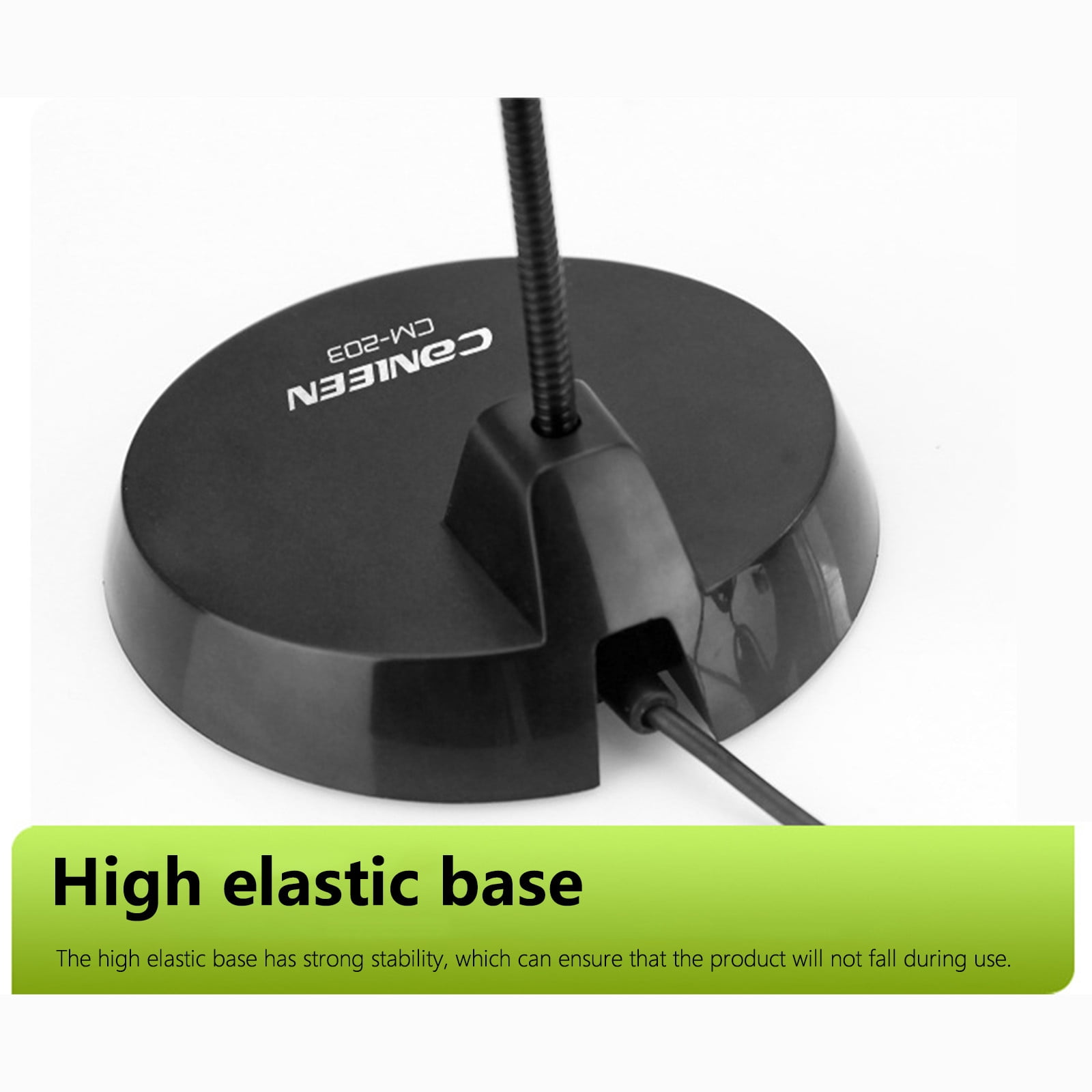 Tuphregyow Computer Multimedia Desktop Microphone Microphone Business Speech Microphone Webcast Recording Karaoke Video Voice Chat Multifunctional Microphone Black