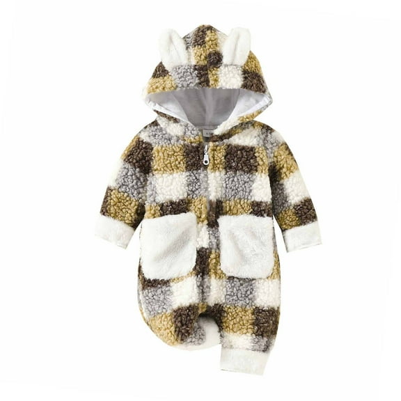 MuZeFu Baby Girl Clothes Clearance under 10.00 Winter Infant Toddler Baby Long Sleeve Print Romper Jumpsuit