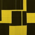 thumbnail image 1 of Ahgly Company Machine Washable Indoor Square Abstract Yellow Contemporary Area Rugs, 4' Square, 1 of 4