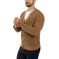 thumbnail image 6 of X RAY JEANS Mens Cotton Cardigan Sweater, British Khaki, XL, 6 of 10