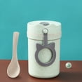 thumbnail image 1 of Amdohai Portable Breakfast Cup 330ml Leakproof Kids Lunchbox Wheat Straw Meal Prep Bento Box Soup Milk Coffee Box, 1 of 8