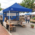 thumbnail image 3 of EAGLE PEAK 10' x 10' Pop-up and Instant Outdoor Commercial Canopy with one Sidewall,Blue, 3 of 8