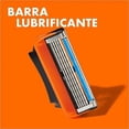 thumbnail image 2 of Gillette Fusion, hojas de afeitar para manos desnudas, 16 hojas de afeitar, contorneado de precisión, tira lubricante doble, 2 of 5