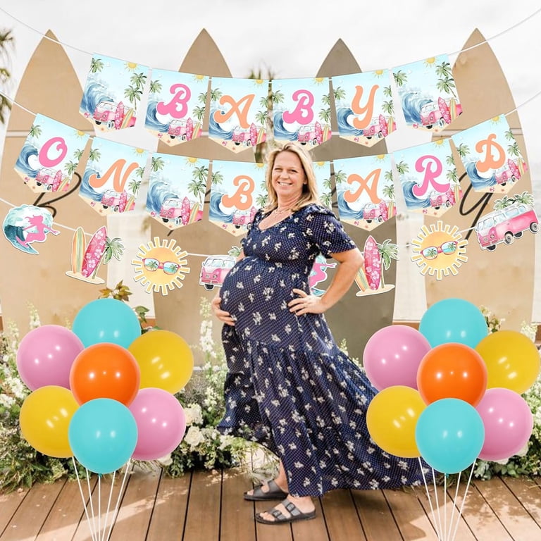 Decorazione Baby Shower IT'S A GIRL - Striscione Bandierine Rosa Per Feste Gender Reveal - Foto 11