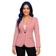 thumbnail image 1 of Saco clásico de Mujer Elegancia y Estilo Palo de rosa Extra Grande, 1 of 3
