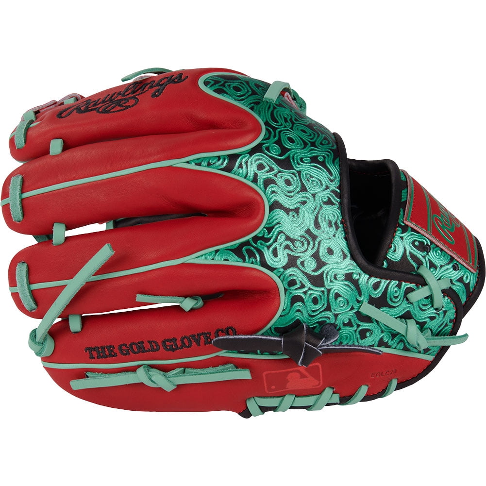Rawlings HOH ColorSync 9.0 11.5" Baseball Glove (PROR204W-32BS) Black/Scarlet 11.5