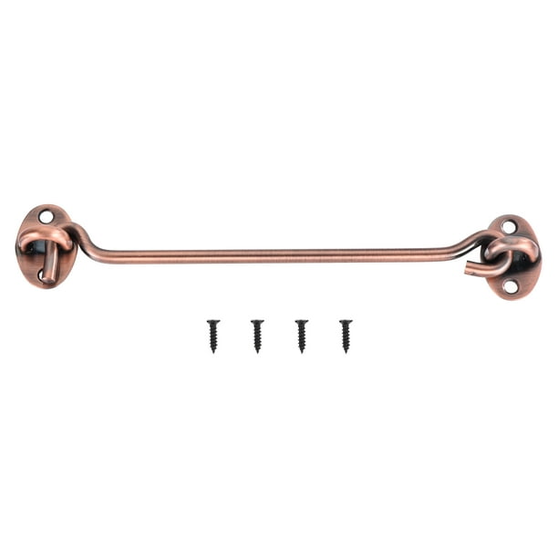 Pestillo de Gancho y Ojo de 8 pulgadas Uxcell para Puerta de Granero Acero Inoxidable, Tono Cobre