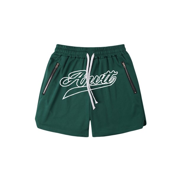 Sunloudy Pantalones deportivos para hombre, pantalones cortos de malla con cordón y bolsillos para adultos Sunloudy moda