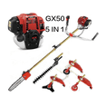 thumbnail image 2 of GX50 weed wacker 4 strokes 5 in 1 gas weed eater brush cutter grass trimmer, 2 of 5