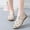 Beige, variant on AXXD Beige Sandals for Women Summer Ladies Sandals Hollow Hole Breathable Casual Shoes