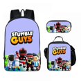 thumbnail image 1 of Anime Backpack Stumble Guys Teen School Bag, Stumble Guys Three-piece Backpack, Anime Computer School Bag, 1 of 1