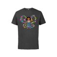 thumbnail image 1 of Disney Encanto Mirabel Madrigal Big Butterfly - Short Sleeve Cotton T-Shirt for Adults - Customized-Charcoal Heather, 1 of 4