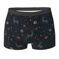 thumbnail image 6 of Men's Boxer Briefs, Milky Way Sun Constellation Deer Soft Comfy Mens Underwear Boxer Briefs Breathable With Widen Waist, 6 of 7