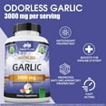 thumbnail image 5 of Odorless Pure Garlic 3000 Mg per serving 150 Soft Gels, 5 of 5