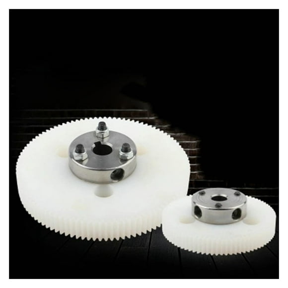 80/100 Dents 14mm Alésage 102/128mm O.D Nylon Poulie de Minuterie pour Machine de Gravure, Installation Facile