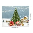 thumbnail image 3 of Falleo Clearance Christmas Outdoor Garage Door Tapestry Cloth Holiday Party Decoration Background Cloth Matching Hanging Cloth Multi Size, 3 of 6