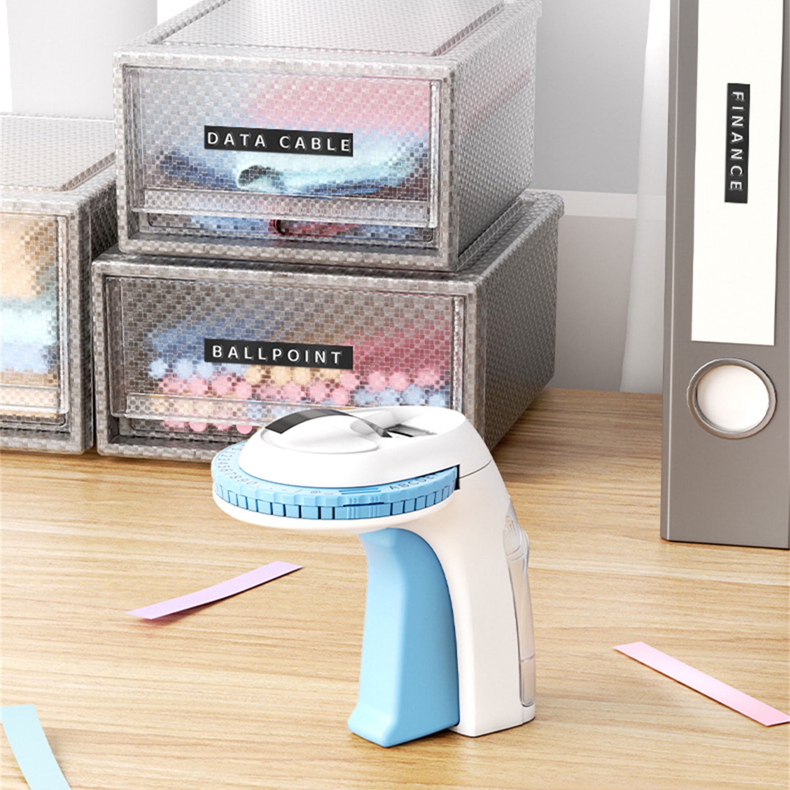 Embossing Device Portable Manual Press Label Maker Creative E975 Labelling Device for Home Use