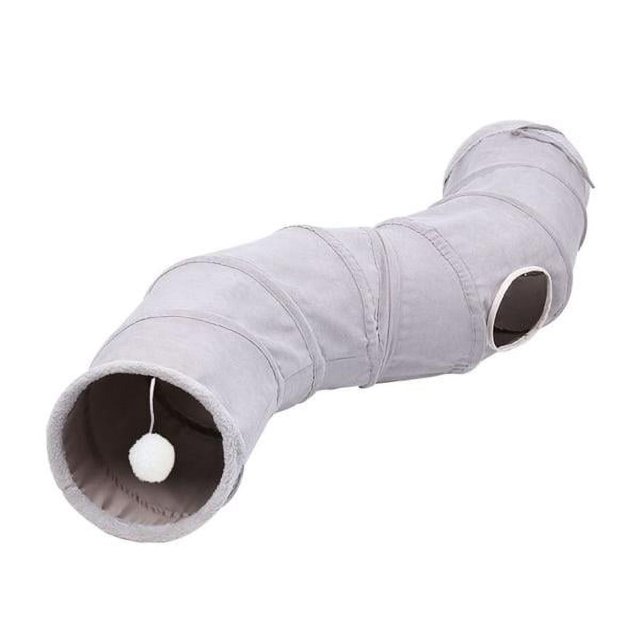 ZHAOCHENG Túnel de calle, túnel para gatos, juguete para gatos, túnel para perros, forma de dona circular, KLB