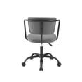 thumbnail image 7 of Pemberly Row Modern Faux Leather Office Chair with Arms - Gray, 7 of 7