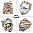 thumbnail image 5 of FORMRS Mini Backpack Purse for Women Travel Daypack Casual Shoulder Bag, Beige Abstract Wavy, 5 of 7