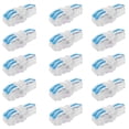thumbnail image 2 of Bloque de terminales del conductor, 20 piezas Conector rápido de cable Divisor de cable Conector rápido Conector de cable Máxima comodidad, 2 of 8