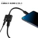 thumbnail image 2 of Adaptador USB tipo C Cargador Cable de audio 2 en 1 Tipo-C a 3,5 mm Jack Auriculares Convertidor auxiliar Reemplazo para Xiaomi sidaley  PJ6823-01B, 2 of 2