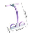thumbnail image 3 of Bandas de resistencia para ejercicio - Tirador de tobillo con pedal de 4 tubos 2025 Upgrade | Equipo de fitness multifuncional para sentarse, brazo, pierna, cintura, yoga, bandas elásticas, gimnasio, 3 of 6