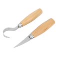 thumbnail image 2 of Stainless Steel Wood Carving Knife Set Ergonomic Design, 2 of 8