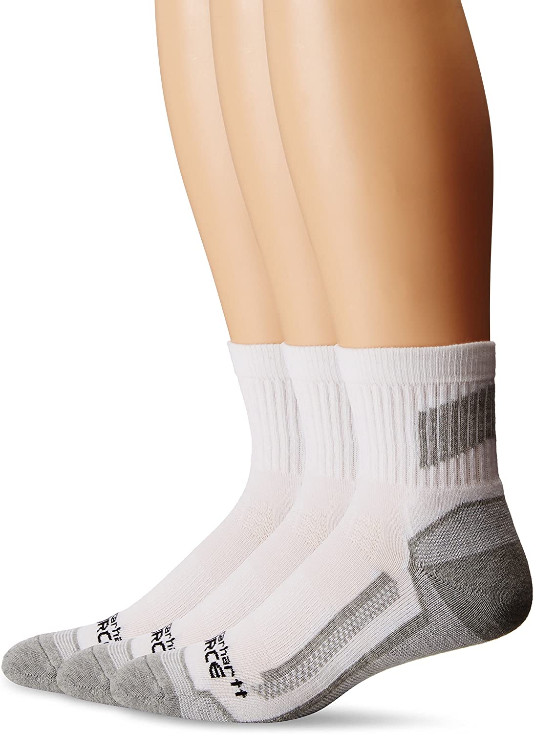 Men'S Force Performance Work Quarter Sock 3Pack Walmart Canada