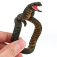 thumbnail image 4 of Pulsera de serpiente pitón, modelo de animal de simulación, figura de plástico, regalo divertido de broma para niños, educativo, cobra, 4 of 4