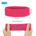 thumbnail image 2 of Uxcell Sweatband Headbands, Terry Cloth Sweat Band for Women Men Sports Basketball Tennis Athletic, Rose Red 12 Pcs, 2 of 6