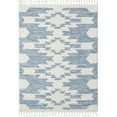 thumbnail image 2 of Luxe Weavers South Western Fringe Geometric Blue 6x9 Area Rug for Living Room, 2 of 8
