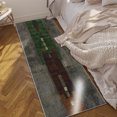 thumbnail image 4 of 2x6 FT Kitchen Runner Rugs Non Skid Washable, Faux Wool Rug Runners for Hallways Bathroom Carpet Runner, Soft Indoor Modern Floor Rug for Entryway Laundry Room, 4 of 11
