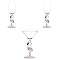 thumbnail image 1 of 3Pcs Creative Pink Flamingo Cocktail Glass Champagne Cup Drinkware for Parties Thanksgiving Macarena Copas de cóctel, 1 of 8