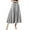 Silver, variant on HexaHive Streamer Pleated A - Line Skirt - Slim Elastic High - Waist Loose Swing Skirt