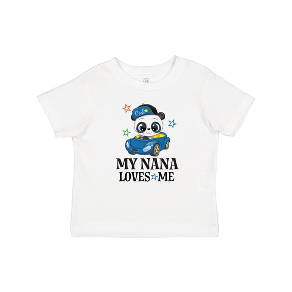 Inktastic My Nana Loves Me Grandson Panda Boys Baby T-Shirt