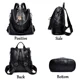 thumbnail image 5 of Mochila vintage de cuero suave para mujer, mochilas escolares de moda para adolescentes y niñas, mochilas escolares de alta calidad, mochilas de viaje para mujer, 5 of 5