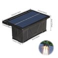 thumbnail image 3 of Matoen Outdoor Solar Lights, Solar Powered Deck Lights, Waterproof Outside Lights for Garden Backyard Patio Yard Fence Post Stair Step Wall Railing Lighting, 3 of 7