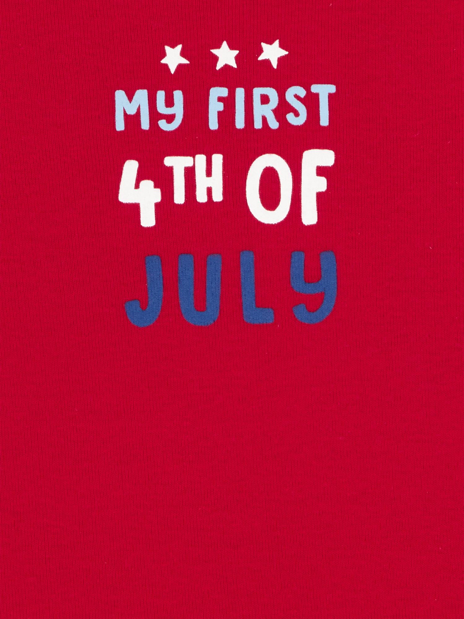 Carter's Child of Mine Baby Unisex Patriotic Bodysuit, Sizes Newborn-12 Months