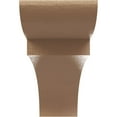 thumbnail image 2 of 2"W x 12"D x 4"H Thin Yorktown Rough Cedar Woodgrain TimberThane Corbel, Primed Tan, 2 of 6