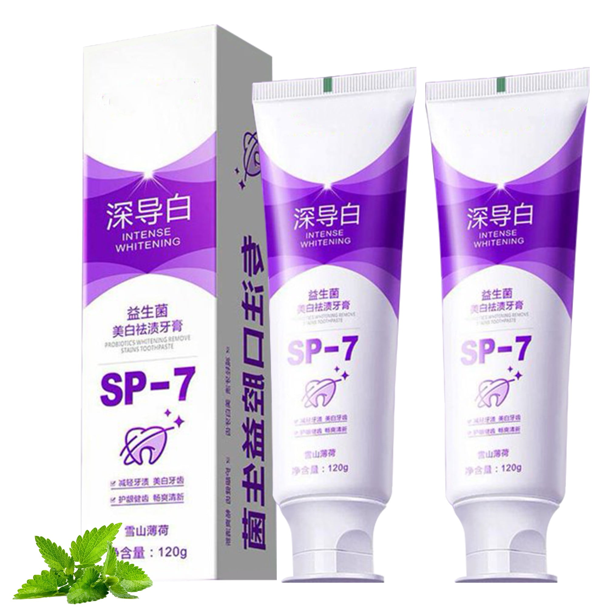 SP-7 Probiotic Toothpaste, Sp-7 Toothpaste Whitening 2PCS - Walmart.com