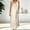 Beige, variant on Sundress Solid Sling Ruched Mid Length Loose Beach Cover Up Pocket Summer Vacation Wear