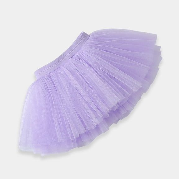 LYMAYTER ‌Toddler Ballet Tutu Skirt Toddler Dance Skirt Chiffon Kids Fluffy Ballet Dance Skirts 3-11Y