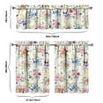 thumbnail image 6 of Countryside Floral Curtains 36 Inch - 3 Panel Rustic Farmhouse Set with Vintage Botanical Print, Boho Rod Pocket Kitchen, 6 of 6