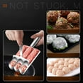 thumbnail image 4 of Meatball Maker Tool Stainless Non Stick Meat Maker Portable Meatballs Maker Kitchen Restaurant Must Have Meatball Making Set Home Cooking Tools, 4 of 4